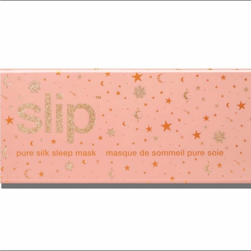 Slip pink silk sleep mask